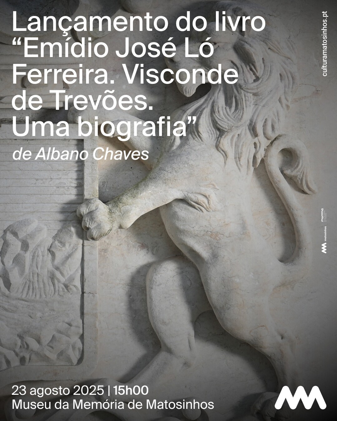 LANCA| Lan&ccedil;amento do livro &ldquo;Em&iacute;dio Jos&eacute; L&oacute; Ferreira. Visconde de Trev&otilde;es. Uma biografia&rdquo;, de Albano Chaves, na sala dos espelhos.MENTO LIVRO ALBANO CHAVES_instagram